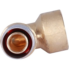 STOUT  Угольник-переходник с внутренней резьбой 1"х26 для металлопластиковых труб прессовой