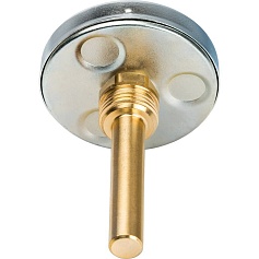 STOUT SIM-0001 Термометр биметаллический с погружной гильзой. Корпус Dn 63 мм, гильза 75 мм 1/2", 0...120°С