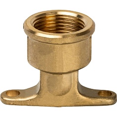 STOUT  Угольник настенный с креплением 20xRp 3/4" для труб из сшитого полиэтилена аксиальный