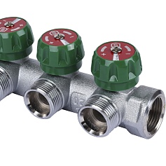 STOUT  SMB-6850-343404 STOUT Коллектор регулирующий 3/4", 4 отвода 3/4"ЕК