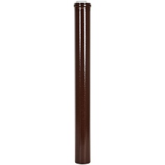 STOUT SCR-8610-701000 STOUT Удлинитель дымохода конденсац. коакс. D60(п-м)/100(п-м), L1000, КОРИЧНЕВЫЙ