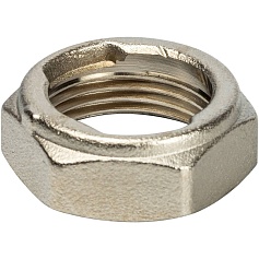 STOUT  Разъемное соединение с плоским уплотнением и обратным клапаном, никелированное 3/4"