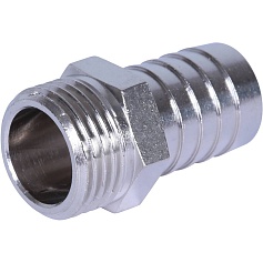 STOUT  Штуцер НР никелированный 1/2"x18