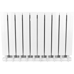 STOUT  STYLE 500 10 секций радиатор биметаллический боковое подключение (белый RAL 9010)