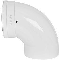 STOUT SCR-1116-000090 STOUT Отвод 90° конденсац. коакс. D110(п-м)/160(п-м)