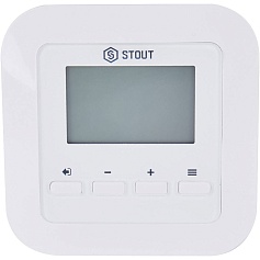 STOUT  Проводной комнатный двухпозиционный регулятор ST-295v3, белый