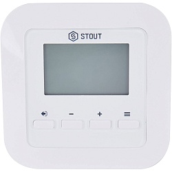 STOUT  Проводной комнатный двухпозиционный регулятор ST-295v3, белый