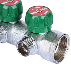 STOUT  SMB-6850-011202 STOUT Коллектор регулирующий 1", 2 отвода 1/2"