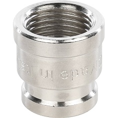 STOUT  Муфта ВВ переходная никелированная 1/2X3/8