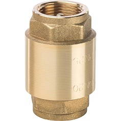 STOUT  3/4 Клапан обратный пружинный муфтовый с металлическим седлом