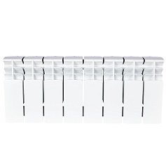 Радиатор биметаллический STOUT TITAN 200 боковое подключение 8 секций