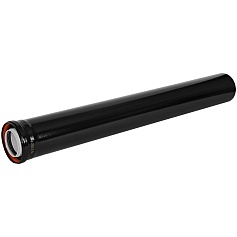 STOUT SCR-8012-601000 STOUT Удлинитель дымохода конденсац. коакс. D80(п-м)/125(п-м), L1000, ЧЕРНЫЙ