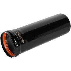 STOUT SCR-0080-600250 STOUT Удлинитель дымохода традиц. D80(п-м), L250, ЧЕРНЫЙ