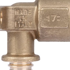 STOUT  Угольник настенный с длинным нарезным патрубком 16-Rp 1/2"