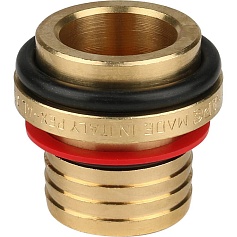 STOUT   Тройник-переходник с наружной резьбой 1"x32 для металлопластиковых труб винтовой