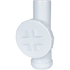 STOUT SKB-0014-000058 D 58 Ревизия с круглой крышкой канализационная бесшумная