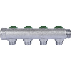 STOUT  SMB-6850-341204 STOUT Коллектор регулирующий 3/4", 4 отвода 1/2"