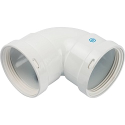 STOUT  Элемент дымохода отвод 90° м/м DN80