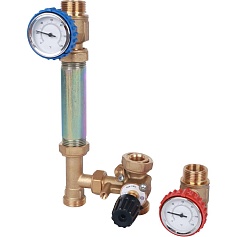 STOUT SDG-0007 Насосная группа с 3-х ходовым приводным смесителем 3/4" без насоса