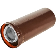 STOUT SCR-8610-700250 STOUT Удлинитель дымохода конденсац. коакс. D60(п-м)/100(п-м), L250, КОРИЧНЕВЫЙ