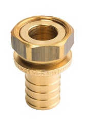 STOUT  Переходник с накидной гайкой 16xG 3/4" для труб из сшитого полиэтилена аксиальный