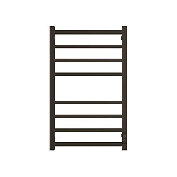 Полотенцесушитель электрический STOUT FORTE quadro 80*50 Черный матовый