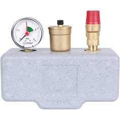 STOUT SVS-0004 Группа безопасности котла  (до 50 кВт) (в теплоизоляции)