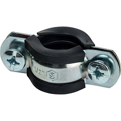 STOUT SAC-0020-Комплекты Хомут для труб, комплект: хомут+шпилька шуруп +дюбель пластиковый 1/2"(20-24)