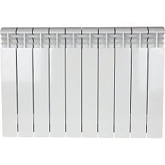 STOUT VEGA 500 10 секций радиатор биметаллический боковое подключение (белый RAL 9016)