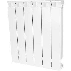 STOUT  STYLE 500 6 секций радиатор биметаллический боковое подключение (белый RAL 9010)