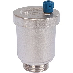 STOUT  Воздухоотводчик автоматический вертикальный выпуск, нар.р. 3/4" никель.