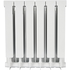 STOUT ALPHA 500 6 секций радиатор биметаллический боковое подключение (белый RAL 9016)