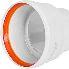 STOUT SCR-8125-000008 STOUT Адаптер соединительный традиц. переход с D100(п) на D125(м)