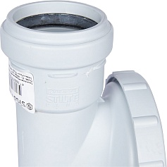 STOUT SKB-0014-000058 D 58 Ревизия с круглой крышкой канализационная бесшумная