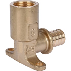 STOUT  Угольник настенный с длинным нарезным патрубком 20-Rp 1/2"