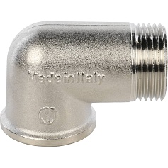 STOUT  Угольник НВ никелированный 1"