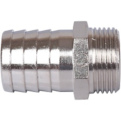 STOUT  Штуцер НР никелированный 3/4"x25