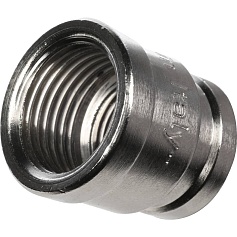 STOUT  Муфта ВВ переходная никелированная 1/2X3/8