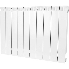 STOUT  STYLE 500 10 секций радиатор биметаллический боковое подключение (белый RAL 9010)