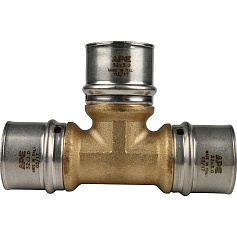 STOUT   Тройник равнопроходный 32х32х32 для металлопластиковых труб прессовой