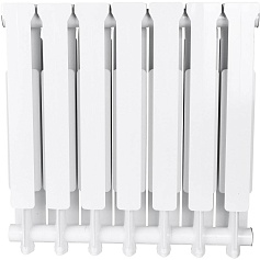 STOUT  Bravo 500 7 секций радиатор алюминиевый боковое подключение RAL9010