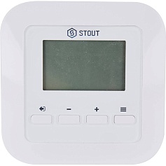 STOUT  Беспроводной комнатный двухпозиционный регулятор ST-295v2, белый