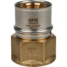 STOUT   Переходник с внутренней резьбой 1"х32 для металлопластиковых труб прессовой