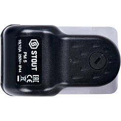 STOUT SCS-0001 Реле давления для водоснабжения PM5G,  1-5 бар, 1/4", с накидной гайкой.