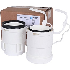 STOUT   Элемент дымохода конденсац. к-т адаптеров для гибкой трубы DN80