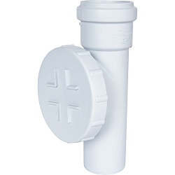 STOUT SKB-0014-000058 D 58 Ревизия с круглой крышкой канализационная бесшумная