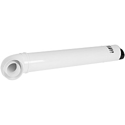 STOUT SCR-1116-251250 STOUT Комплект дымохода УНИВЕРСАЛЬНЫЙ конденсац. коакс. D110/160, L1250 (хомут, накладки декоративные, рабочая длина 750 мм)