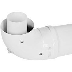 STOUT SCR-8610-251000 STOUT Комплект дымохода УНИВЕРСАЛЬНЫЙ конденсац. коакс. D60/100, L1000 (хомут, фланец, втулка, рабочая длина 680 мм)