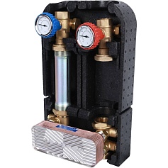 STOUT SDG-0038 Насосная группа с теплообменником 18 пластин, без насоса в теплоизоляции