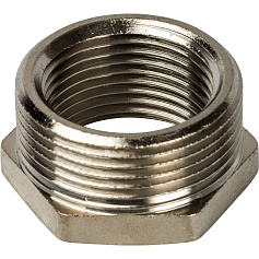 STOUT  Футорка никелированная 1"1/2X1"1/4